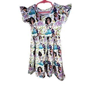 Girls Encanto Summer Casual Dress Mirabel Isabela Lusia Summer